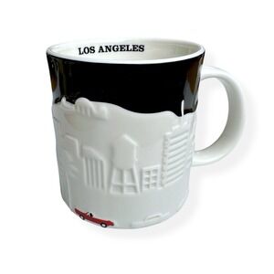 STARBUCKS Los Angeles City 3D Relief Collector Series 2012 Coffee Cup Mug 16oz
